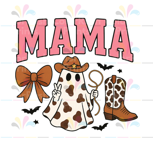 Mama Cowgirl Ghost - DTF TRANSFER