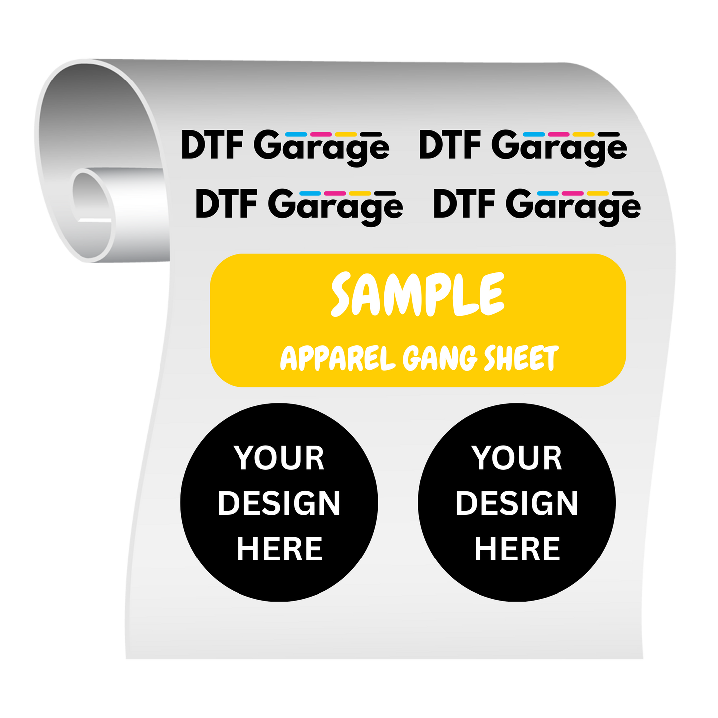 Sample DTF Gang Sheet Builder Instant Peel